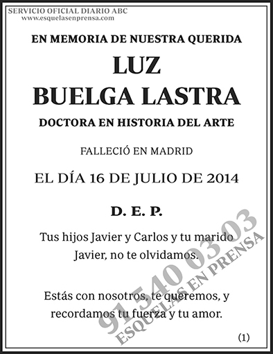 Luz Buelga Lastra